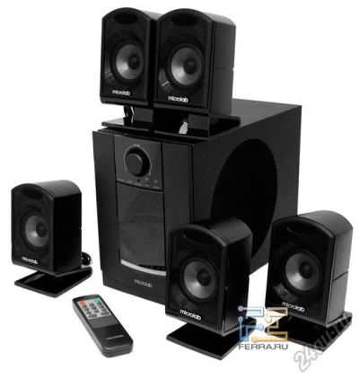 Лот: 5867159. Фото: 1. Акустика 5.1 Microlab M-860 (5x8W... Активные акустические системы