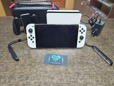 Лот: 20259877. Фото: 1. Nintendo Switch OLED 256gb Полный... Игровые приставки, консоли
