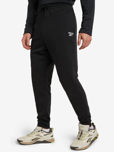 Лот: 22442640. Фото: 1. Брюки мужские Reebok, Черный. Другое (спортивная одежда)