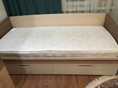 Лот: 20597312. Фото: 1. Кровать с матрасом. Кровати