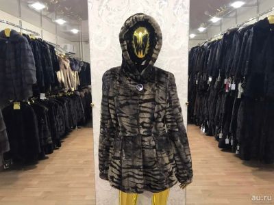 Лот: 9922142. Фото: 1. Норковая шуба необычного цвета... Верхняя одежда