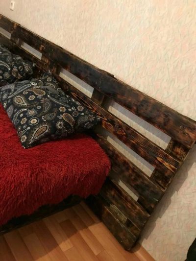 Лот: 10599166. Фото: 1. Кровать из палет LOFT. Кровати