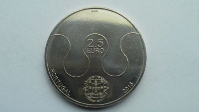 Лот: 9314336. Фото: 1. Португалия 2015 год 2,5 евро... Сувенирные банкноты, монеты