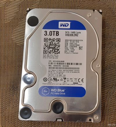 Лот: 16716582. Фото: 1. Жесткий диск WD Blue WD30EZRZ... Жёсткие диски (HDD)