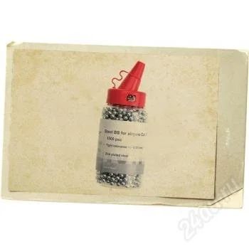 Лот: 1344380. Фото: 1. Дробь BB Gletcher 1500шт. Пневматическое оружие