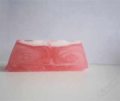 Лот: 182829. Фото: 1. Мыло " HAND MADE" малина 39гр. Уход за телом