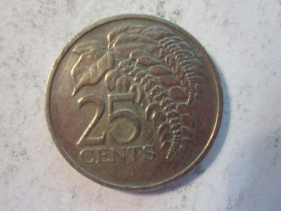 Лот: 9410527. Фото: 1. 25 центов 1978 Тринидад и Тобаго. Америка