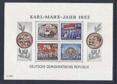 Лот: 10026327. Фото: 1. Марки Германии 1953г MNH. Марки