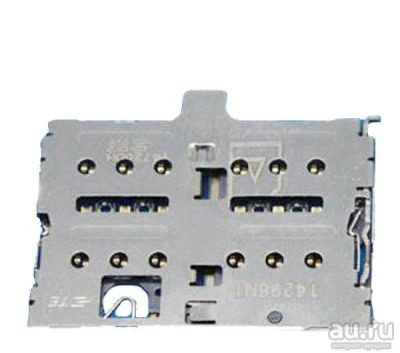 Лот: 13408991. Фото: 1. Коннектор SIM HTC One Dual/M8. Другое (запчасти, оборудование)