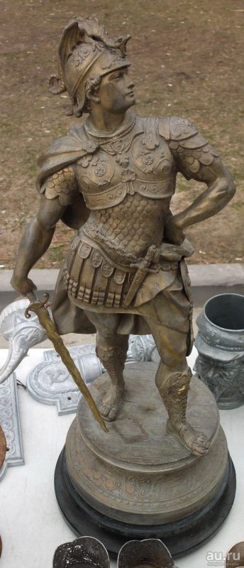 Лот: 17402003. Фото: 1. бронзовая скульптура Александр... Предметы интерьера и быта