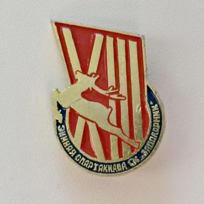 Лот: 4203710. Фото: 1. Знак 13-я зимняя спартакиада СК... Сувенирные