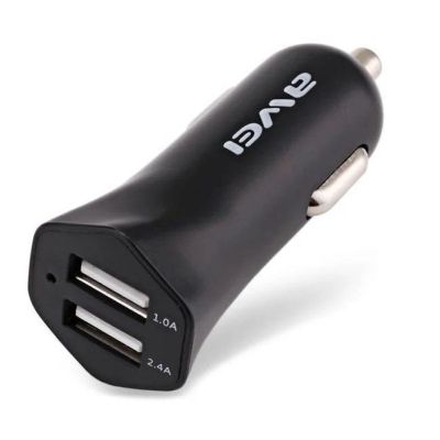 Лот: 12062846. Фото: 1. Адаптер Автомобильный USB Awei... Зарядные устройства, блоки питания, адаптеры сетевые для смартфонов