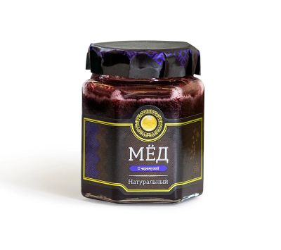 Лот: 12437540. Фото: 1. Мёд с черёмухой, 220 г. Мёд, продукты пчеловодства