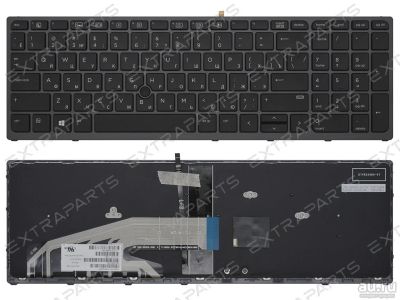 Лот: 16440453. Фото: 1. Клавиатура HP ZBook 17 G3 черная... Клавиатуры для ноутбуков