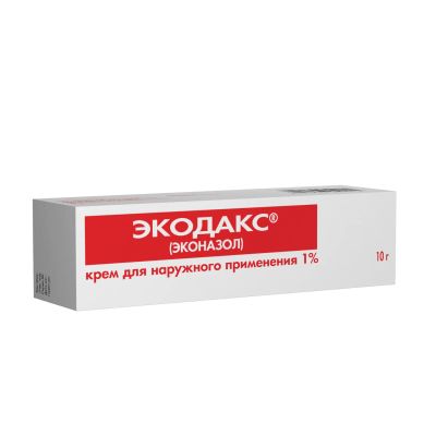 Лот: 23982386. Фото: 1. Экодакс крем 1% 10г. Лекарства