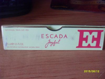 Лот: 3258237. Фото: 1. Escada Joyful 15мл. Женская парфюмерия