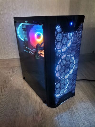 Лот: 25122575. Фото: 1. Игровой компьютер 2680v3, Rx580... Компьютеры в сборе