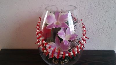 Лот: 4082356. Фото: 1. Калье "Коралл + жемчуг "ручная... Бижутерия ручной работы