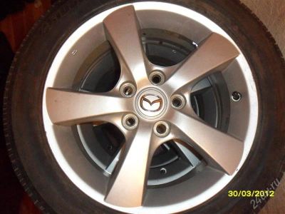 Лот: 1687280. Фото: 1. литье оригинальное Mazda R16. Шины на дисках