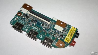 Лот: 13864341. Фото: 1. Плата USB Audio для ноутбука Sony... Шлейфы, кабели, переходники
