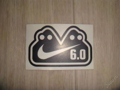 Лот: 1424230. Фото: 1. Наклейка nike 6.0 old school VINIL... Разное