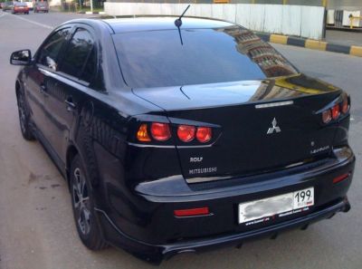 Лот: 15676672. Фото: 1. Mitsubishi Lancer X Накладки на... Детали тюнинга