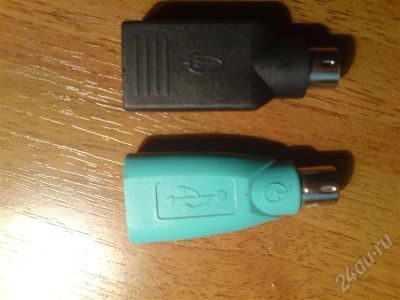 Лот: 244917. Фото: 1. Переходники(2шт.) с USB на PS... Другое (периферия)