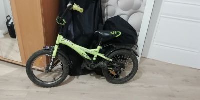 Лот: 17500375. Фото: 1. Stels Pilot-130 16" 2017 green. Велосипеды