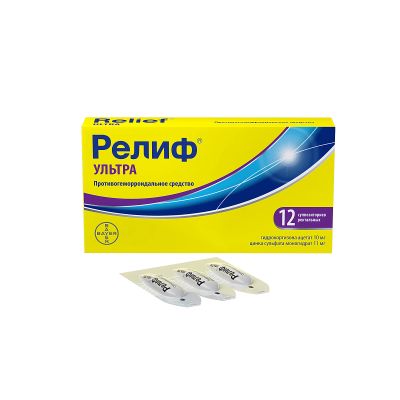 Лот: 25633639. Фото: 1. Релиф Ультра свечи №12. Лекарства