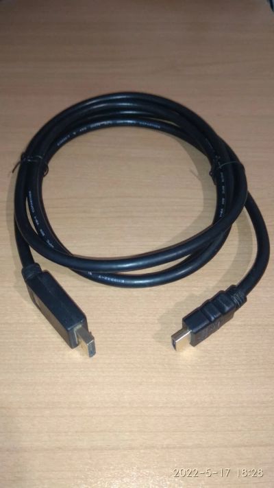 Лот: 19614794. Фото: 1. Кабель-переходник HDMI - DP. Шлейфы, кабели, переходники