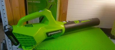 Лот: 24969789. Фото: 1. Воздуходув аккумуляторный Greenworks... Электроинструмент