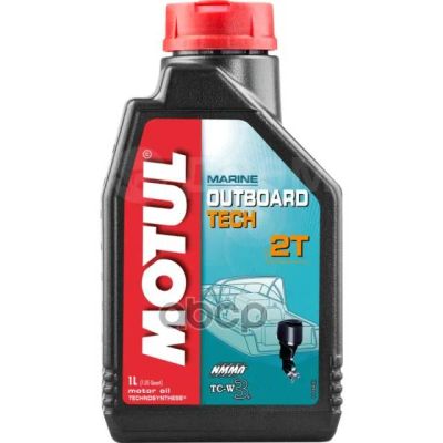 Лот: 20067507. Фото: 1. MOTUL Outboard TECH 2T TC-W3 1... Масла, жидкости