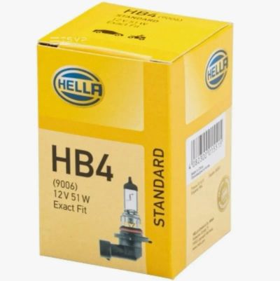 Лот: 23597837. Фото: 1. Лампа HB4 9006 12В 51Вт Hella. Оптика и освещение