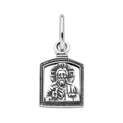 Лот: 23845044. Фото: 1. Серебряная подвеска Икона с чернением. Другое (ювелирные изделия, бижутерия, часы)