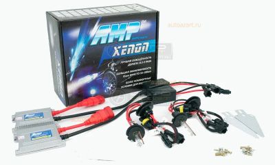 Лот: 15518789. Фото: 1. БиКсенон комплект AMP H4 Slim... Оптика и освещение