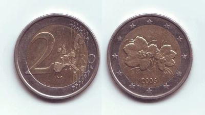 Лот: 19441898. Фото: 1. Монета - 2 евро Финляндия (2006... Европа