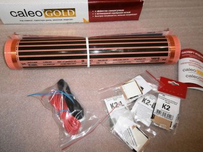 Лот: 22380352. Фото: 1. Пленочный теплый пол Caleo Gold... Тёплый пол