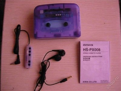 Лот: 2545106. Фото: 1. Кассетный плеер AIWA HS-PX008. Плееры