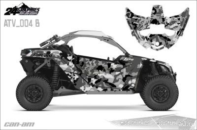 Лот: 13997966. Фото: 1. Наклейки Can-Am Maverick X3 ATV... Наклейки автомобильные