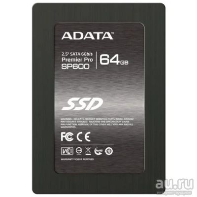 Лот: 9525482. Фото: 1. SSD ADATA Premier Pro SP600 64GB. SSD-накопители