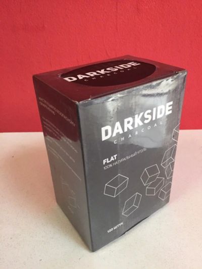 Лот: 12488776. Фото: 1. Уголь кокосовый Darkside FLAT... Аксессуары и запчасти для кальянов