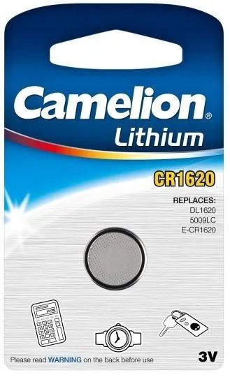 Лот: 25206339. Фото: 1. Элемент питания CAMELION CR 1620... Батарейки, аккумуляторы, элементы питания