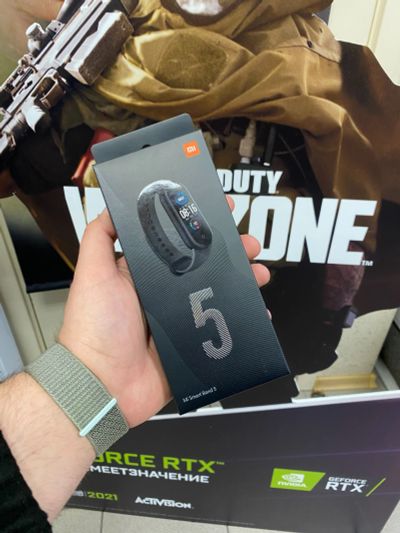 Лот: 14567336. Фото: 1. Xiaomi Mi Band 5 | Фитнес браслет... Смарт-часы, фитнес-браслеты, аксессуары
