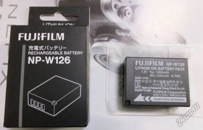 Лот: 6108802. Фото: 1. Fujifilm NP-W126 батарея для фотоаппарата... Аккумуляторы, зарядные