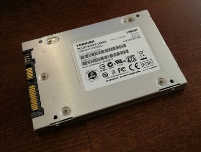 Лот: 15463213. Фото: 1. Ssd 128Gb 2.5 Toshiba Japan. SSD-накопители