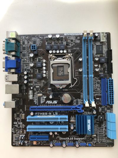 Лот: 23059550. Фото: 1. MB ASUS P7H55-M LE (iH55). Материнские платы