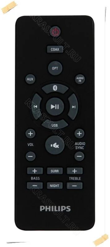 Лот: 15906976. Фото: 1. Пульт PHILIPS HTL1190B. Пульты ДУ
