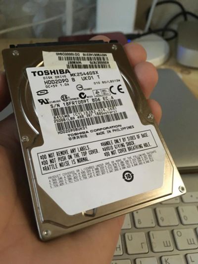 Лот: 9965775. Фото: 1. HDD 2.5" Toshiba MK2546GSX. Жёсткие диски (HDD)