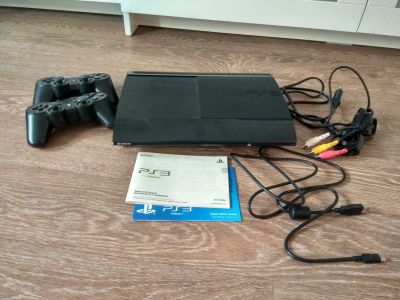 Лот: 16384539. Фото: 1. Sony playistation 3 super slim... Игровые приставки, консоли