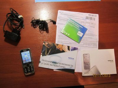 Лот: 3391236. Фото: 1. Сот.тел Nokia E52 Black. Кнопочные мобильные телефоны